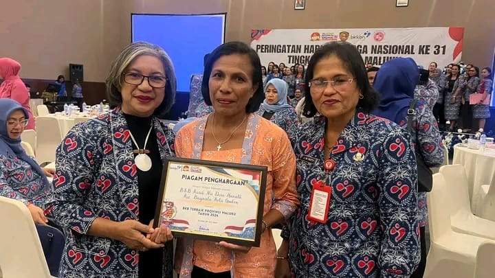 BKB Kasih Ibu Desa Hunuth Raih Penghargaan Terbaik I Pada Harganas Ke-31 Tingkat Provinsi Maluku